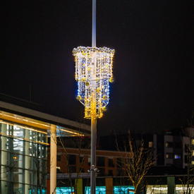 световая консоль на столбе 2026